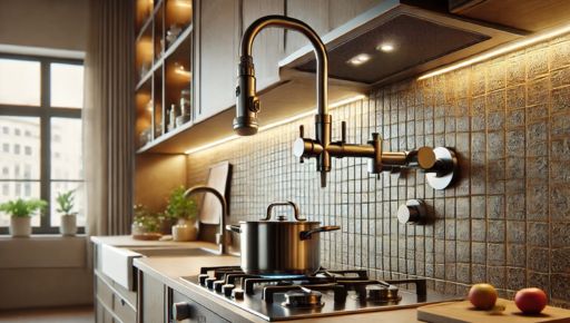 The Wall Mount Pot Filler Folding Kitchen Faucet: A Kitchen Essential